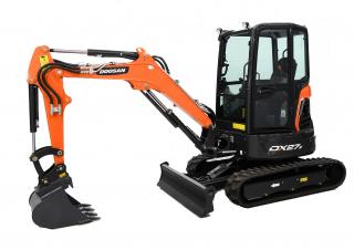 Mini-graafmachines Doosan DX27Z-7