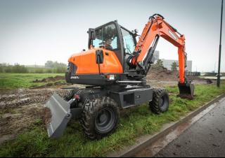 Mobiele graafmachines Doosan DX57W-5