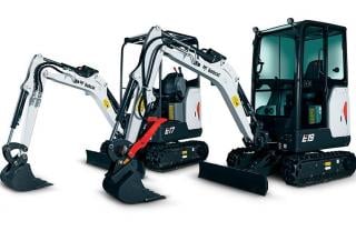Mini-graafmachines Bobcat E17