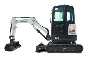 Mini-graafmachines Bobcat E25