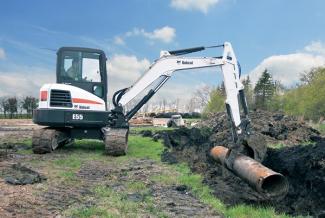 Mini-graafmachines Bobcat E55W