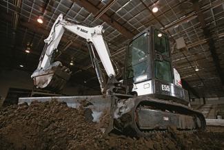 Mini-graafmachines Bobcat E55W