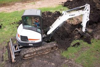 Mini-graafmachines Bobcat E55W
