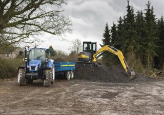 Mini-graafmachines New Holland E50B SR