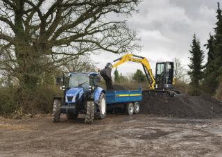 Mini-graafmachines New Holland E50B SR