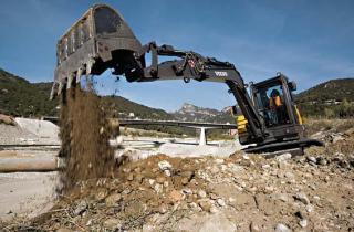 Mini-graafmachines Volvo EC55C