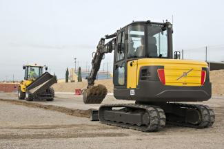 Mini-graafmachines Volvo EC55C