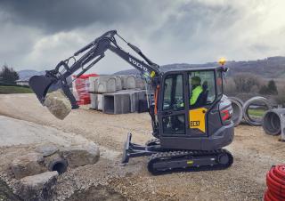 Mini-graafmachines Volvo EC37