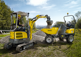 Mini-graafmachines Wacker Neuson EZ17