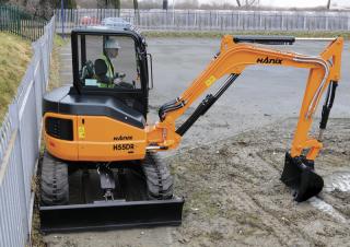 Mini-graafmachines Hanix H55DR