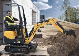 Mini-graafmachines Hyundai HX10A