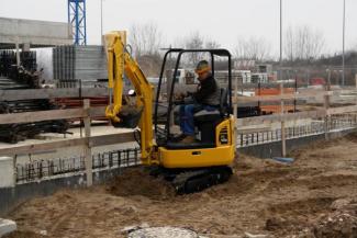 Mini-graafmachines Komatsu PC14R-3HS 