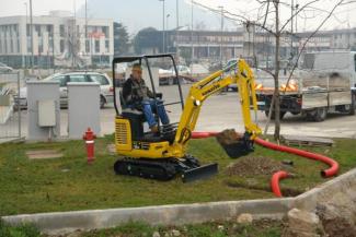 Mini-graafmachines Komatsu PC16R-3