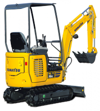 Mini-graafmachines Komatsu PC16R-3
