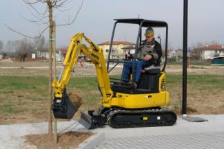Mini-graafmachines Komatsu PC18MR-3