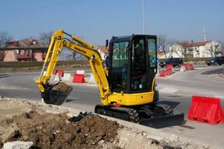 Mini-graafmachines Komatsu PC26MR-3