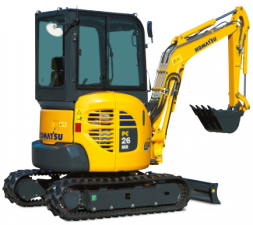 Mini-graafmachines Komatsu PC26MR-3