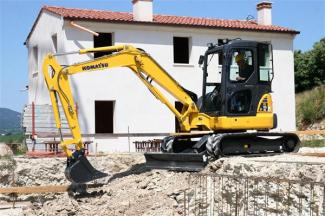 Mini-graafmachines Komatsu PC55MR-3