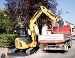 Mini-graafmachines Komatsu PC55MR-3