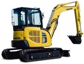 Mini-graafmachines Komatsu PC55MR-3
