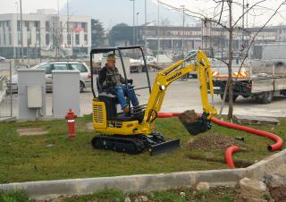 Mini-graafmachines Komatsu PC16R-3
