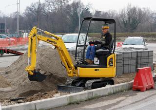 Mini-graafmachines Komatsu PC16R-3HS