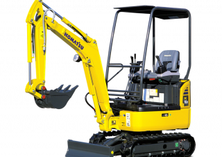 Mini-graafmachines Komatsu PC16R-3HS