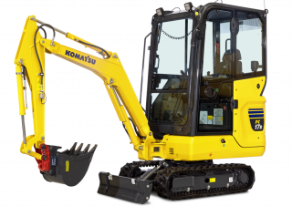 Mini-graafmachines Komatsu PC17R-5
