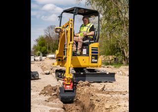 Mini-graafmachines Komatsu PC18MR-5
