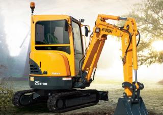 Mini-graafmachines Hyundai R25Z-9A