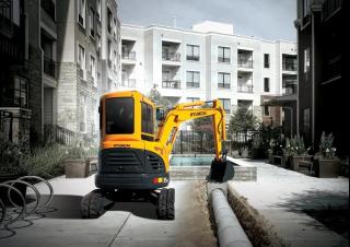 Mini-graafmachines Hyundai R35Z-9A