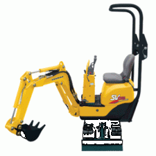 Mini-graafmachines Yanmar SV 05 B