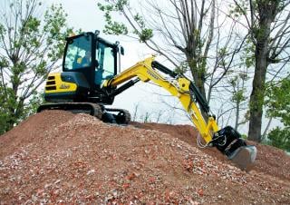 Mini-graafmachines Yanmar SV 26 CR