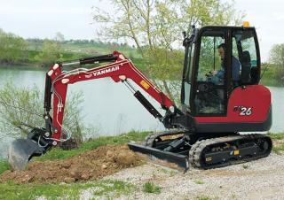 Mini-graafmachines Yanmar SV26