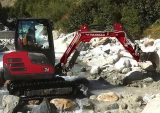 Mini-graafmachines Yanmar SV26