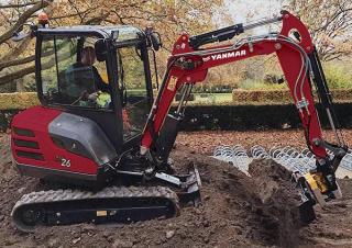 Mini-graafmachines Yanmar SV26