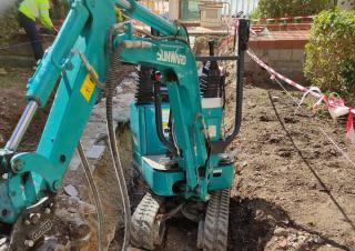 Mini-graafmachines Sunward SWE08B