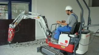 Mini-graafmachines Takeuchi TB 108 Hybrid