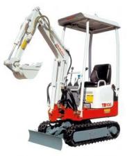 Mini-graafmachines Takeuchi TB 108