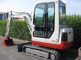 Mini-graafmachines Takeuchi TB 125