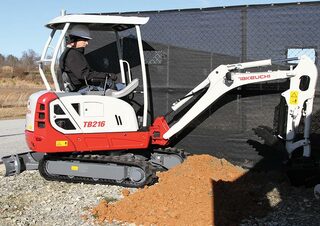 Mini-graafmachines Takeuchi TB 216 