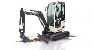 Mini-graafmachines Terex TC 19 Z