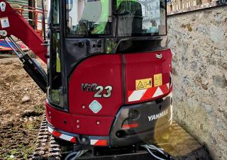 Mini-graafmachines Yanmar ViO23-6 