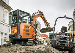Mini-graafmachines Hitachi ZX33U-5A