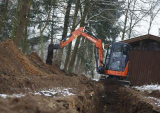 Mini-graafmachines Hitachi ZX33U-5A