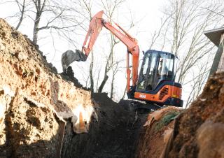 Mini-graafmachines Hitachi ZX 50 U-2