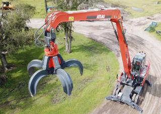 Mobiele graafmachines Atlas 350 MH