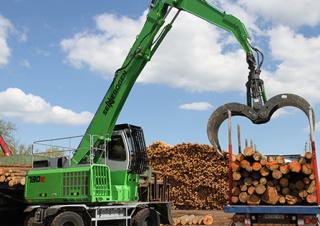 Graafmachines in overslaguitvoering Sennebogen 730M E