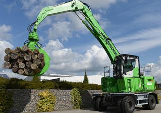 Graafmachines in overslaguitvoering Sennebogen 735M E
