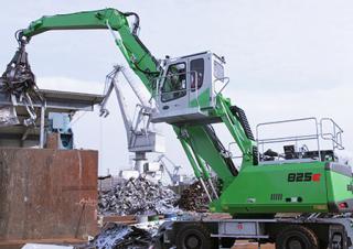 Graafmachines in overslaguitvoering Sennebogen 825M E 
